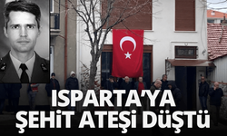 Isparta’ya şehit ateşi düştü