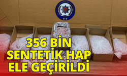İzmir'de 356 bin sentetik hap ele geçirildi