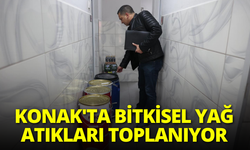 Konak'ta bitkisel yağ atıkları toplanıyor