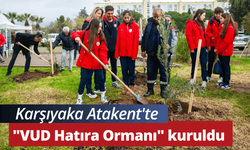 Karşıyaka Atakent'te "VUD Hatıra Ormanı" kuruldu