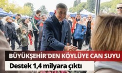 Büyükşehir'den köylüye can suyu: Destek 1,4 milyara çıktı