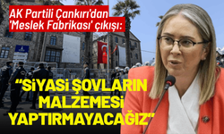 AK Partili Çankırı'dan 'Meslek Fabrikası' çıkışı: Siyasi şovların malzemesi yaptırmayacağız