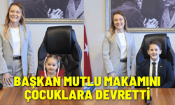 Başkan Mutlu makamını çocuklara devretti