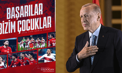 Cumhurbaşkanı Erdoğan’dan A Millilere tebrik mesajı