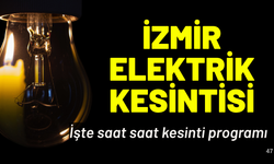 İzmir'de elektrik kesintisi... Hangi ilçelerde elektrikler kesilecek?