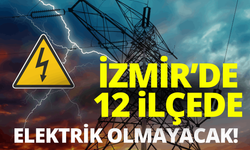 İzmir'de 12 ilçede elektrik kesintisi... Hangi ilçelerde elektrikler kesilecek?