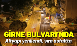 Girne Bulvarı’nda altyapı yenilendi, sıra asfalt yenilemede