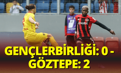Gençlerbirliği: 0 - Göztepe: 2