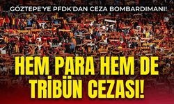 Göztepe'ye PFDK'dan hem para hem de tribün cezası!