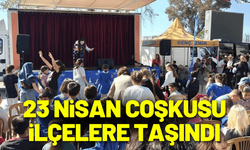 23 Nisan coşkusu gezici sahne ile ilçelere taşındı