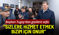 Başkan Tugay'dan gazilere vefa: Sizlere hizmet etmek bizim için onur