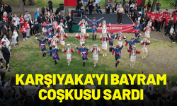 Karşıyaka'yı bayram coşkusu sardı