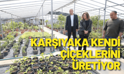 Karşıyaka Belediyesi üretiyor, parklar çiçek açıyor