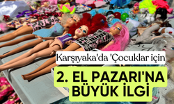Karşıyaka'da 'Çocuklar için 2. El Pazarı'na büyük ilgi