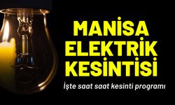 Manisa'da 9 ilçede elektrik kesintisi... Hangi ilçelerde kesinti olacak?