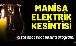 Manisa elektrik kesintisi... 21 Nisan hangi ilçelerde kesinti olacak?