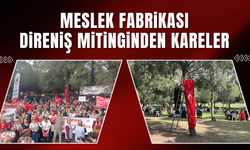 Meslek Fabrikası direniş mitinginden kareler!