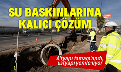 Menemen Türkelli'de su baskınlarına kalıcı çözüm