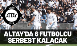 Altay'da 6 futbolcu serbest kalacak