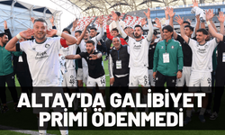 Altay'da futbolculara galibiyet primi ödenmedi