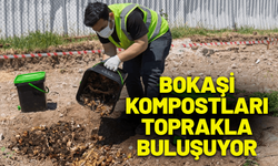 Bokaşi kompostları toprakla buluşuyor