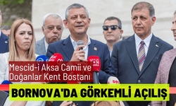 Bornova'da görkemli açılış: Mescid-i Aksa Camii’nin ve Doğanlar Kent Bostanı