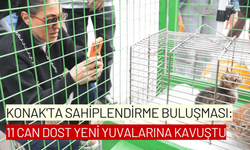 Konak'ta sahiplendirme buluşması: 11 can dost yeni yuvalarına kavuştu