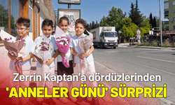 Zerrin Kaptan’a dördüzlerinden 'Anneler Günü' sürprizi