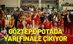 Göztepe potada yarı final için parkede