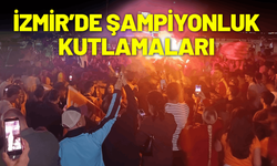Galatasaray'ın şampiyonluğu İzmir'de coşkuyla kutlandı
