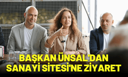 Başkan Ünsal'dan Örnekköy Sanayi Sitesi'ne ziyaret