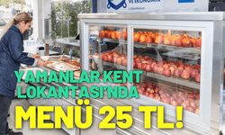 Yamanlar Kent Lokantası’nda menü 25 TL!
