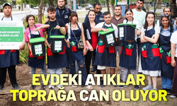 Evdeki atıklar toprağa can oluyor