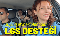 Büyükşehir ekiplerinden öğrencilere LGS desteği