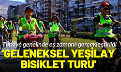 Türkiye genelinde 'Geleneksel Yeşilay Bisiklet Turu' gerçekleştirildi