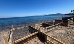 Bodrum'da sahile beton döken firmaya para cezası!