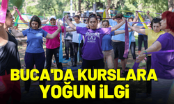 Buca'da spor kurslarına yoğun ilgi