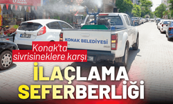 Konak'ta sivrisineklere karşı ilaçlama seferberliği