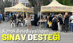 Konak Belediyesi'nden öğrenci ve velilere sınav desteği