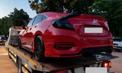 Drift yapan ve makas atan alkollü sürücüye 257 bin lira ceza