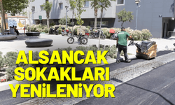 Alsancak sokakları yenilenmeye devam ediyor