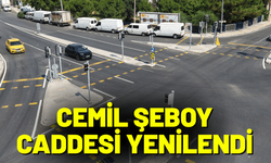 Cemil Şeboy Caddesi yenilendi