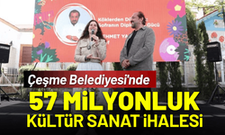 Çeşme Belediyesi'nde 57 milyonluk kültür sanat ihalesi!