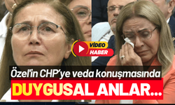 Özgür Özel'in veda konuşmasında duygusal anlar...