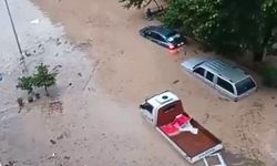 Kastamonu'da Cide'de sağanak; ev ve iş yerini su bastı