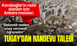 Karabağlar'ın riskli alanları için Ankara mesaisi: Tugay'dan Bakanlık'tan randevu talebi