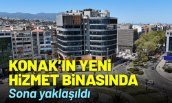 Konak'ın yeni hizmet binasında sona yaklaşıldı