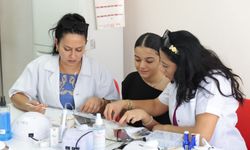 Konaklı kadınlar ücretsiz kurslarla meslek öğreniyor