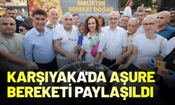 Karşıyaka'da aşurenin bereketi paylaşıldı