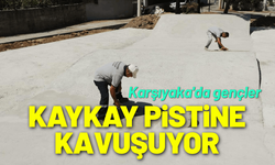 Karşıyaka'da gençler kaykay pistine kavuşuyor